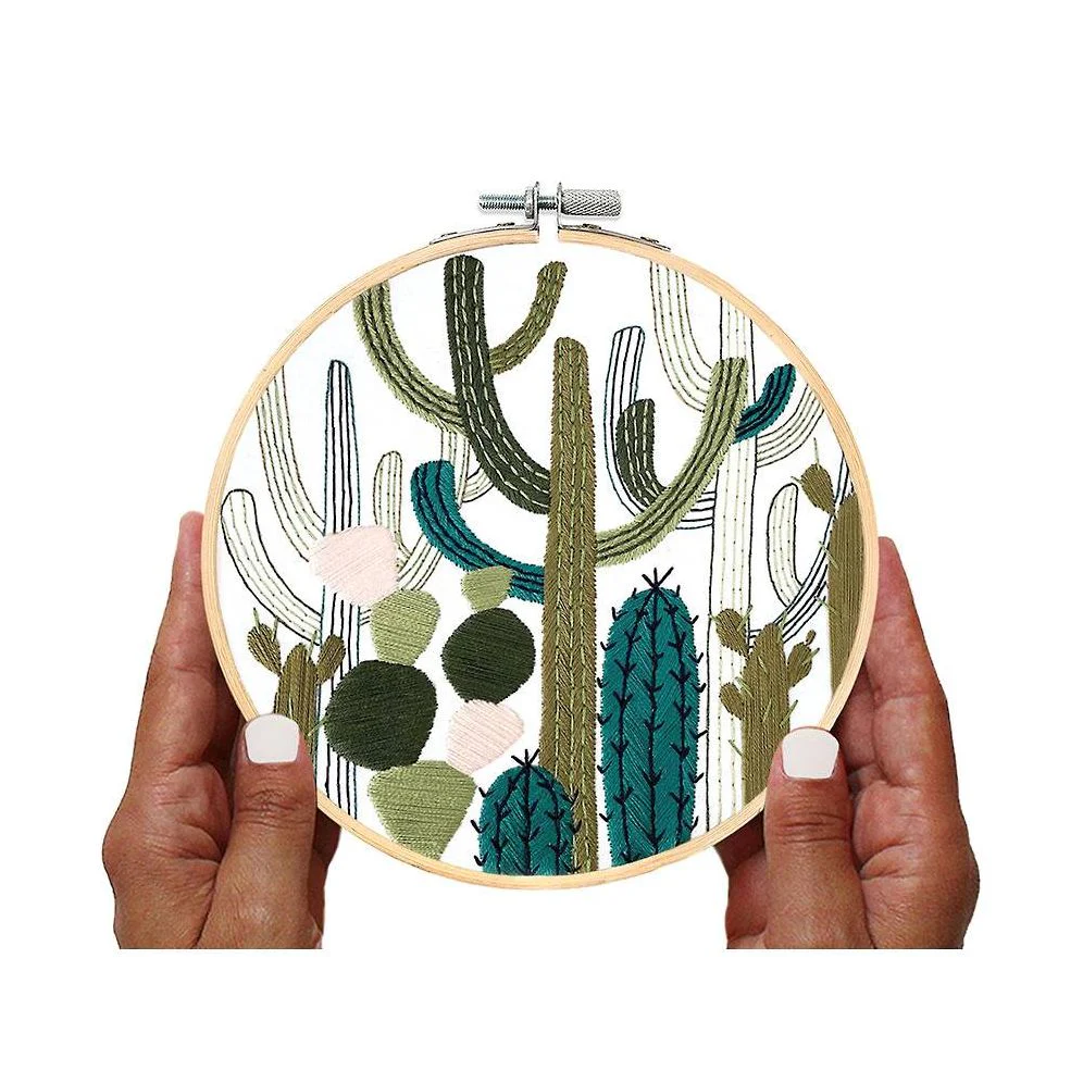 Cactus Garden Embroidery Kit - Image 4