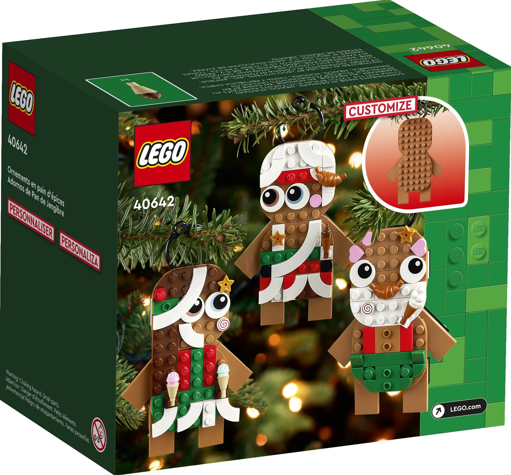 LEGO® Iconic Gingerbread Ornaments 40642 (Retiring Soon) - Image 3
