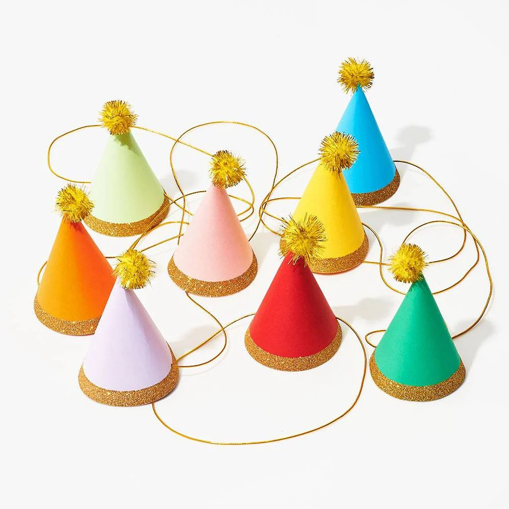 Mini Pom Party Hats - Image 3